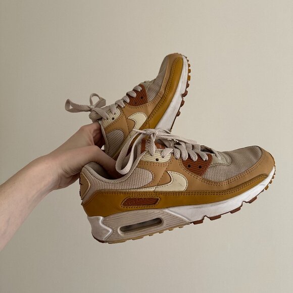 Nike Shoes - Nike Air Max 90 Sneakers in Caramel - Women's 7.5